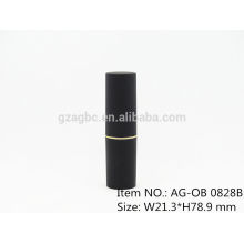 AG-OB0828B Custom moderne ronde en plastique rouge à lèvres cosmétiques cas